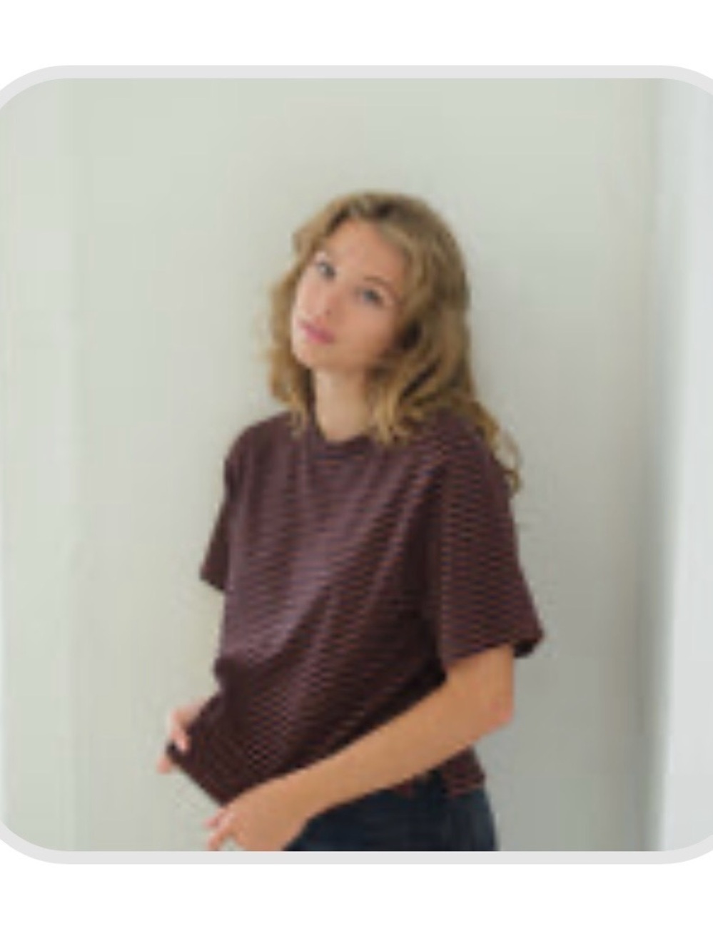 Things Between Boxy striped Emerson Tee